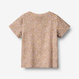 Wheat Main T-Shirt S/S Manna T-Shirt 9409 lilac flower meadow
