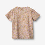 Wheat Main T-Shirt S/S Manna T-Shirt 9409 lilac flower meadow