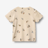 Wheat Main T-Shirt S/S Mikkel Jersey Tops and T-Shirts 9413 beach friends
