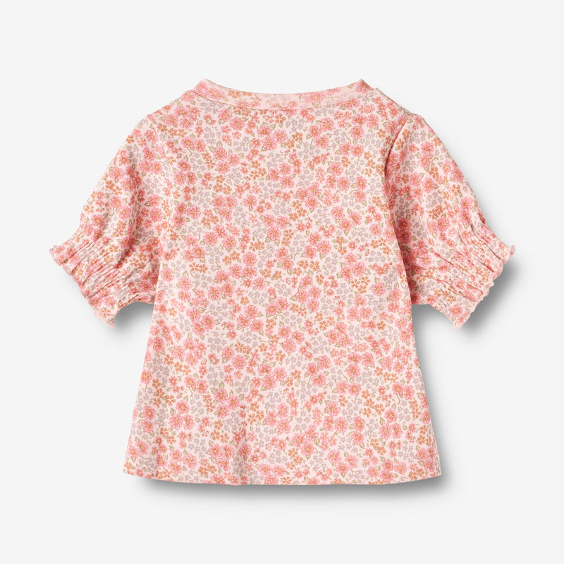 Wheat Main T-Shirt S/S Norma Jersey Tops and T-Shirts 2475 rose flowers