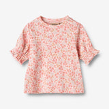 Wheat Main T-Shirt S/S Norma Jersey Tops and T-Shirts 2475 rose flowers