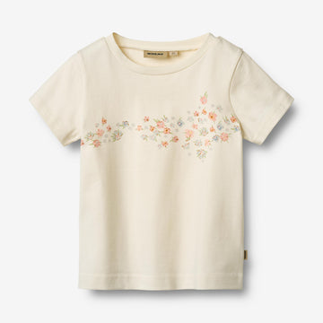 Wheat Main T-Shirt S/S Print Tessa Jersey Tops and T-Shirts 3182 ivory 