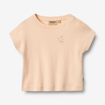 Wheat Main T-Shirt S/S Signe Jersey Tops and T-Shirts 9438 rose water