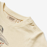 Wheat Main T-Shirt S/S Tobias Jersey Tops and T-Shirts 1477 shell