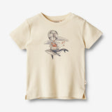 Wheat Main T-Shirt S/S Tobias Jersey Tops and T-Shirts 1477 shell
