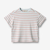 Wheat Main T-Shirt S/S Tommy Jersey Tops and T-Shirts 4031 light blue stripe