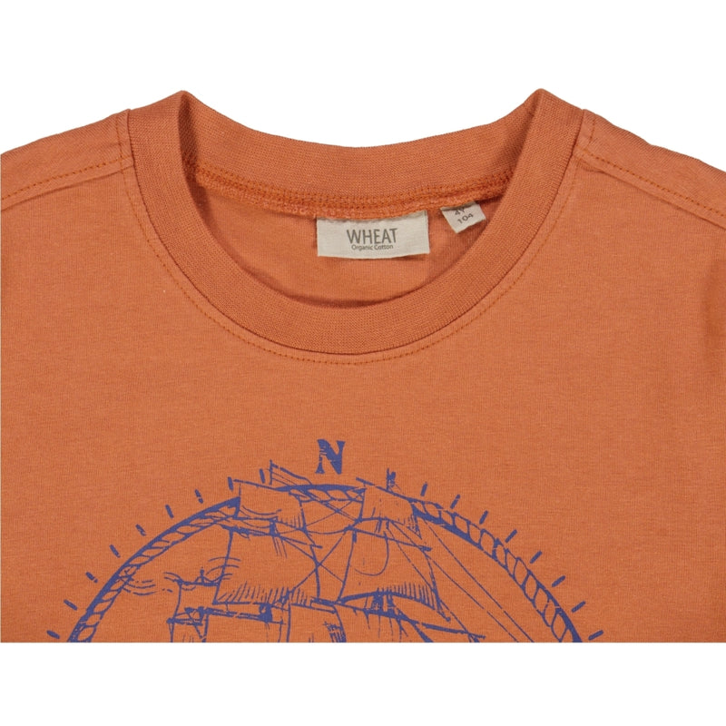 Wheat T-Shirt Sailing Ship Jersey Tops and T-Shirts 5081 buckthorn