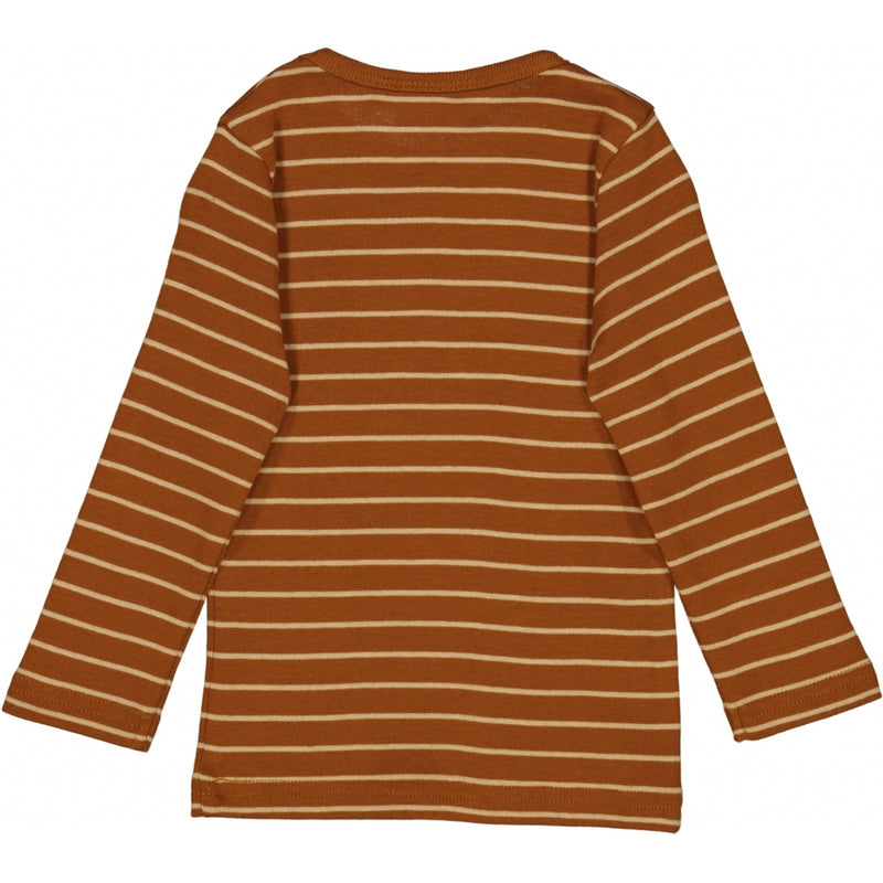Wheat T-Shirt Striped LS Jersey Tops and T-Shirts 3024 cinnamon