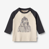 Wheat Main T-Shirt Walrus | Baby Jersey Tops and T-Shirts 1432 navy