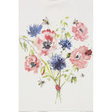 Wheat T-Shirt Watercolor Flowers Jersey Tops and T-Shirts 3182 ivory 