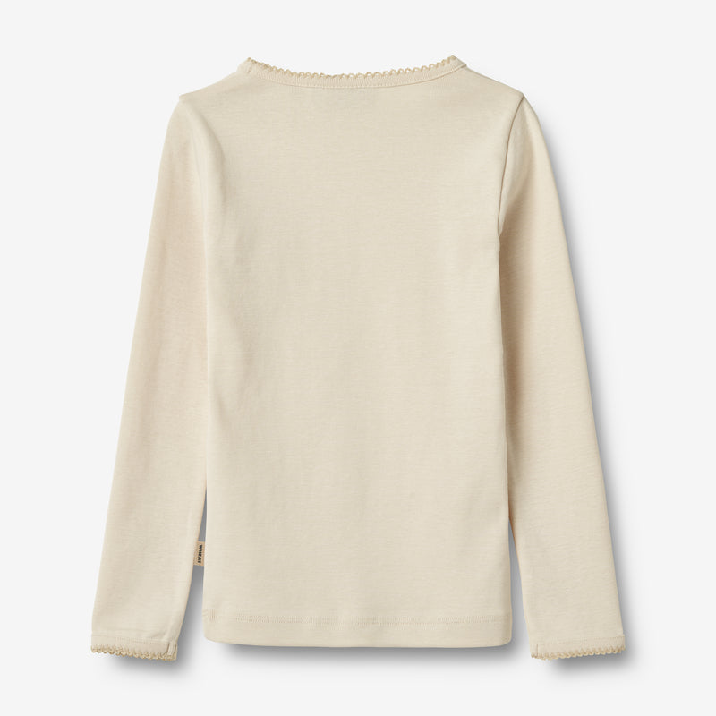 Wheat Main T-shirt L/S Belis Jersey Tops and T-Shirts 3129 eggshell