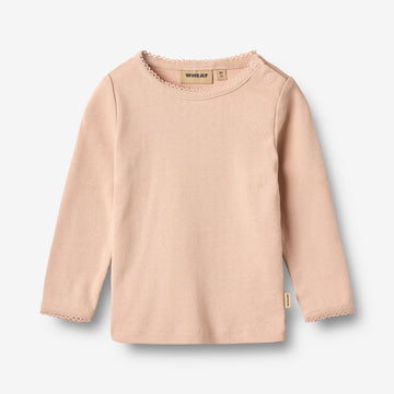Wheat Main T-shirt L/S Belis Jersey Tops and T-Shirts 2032 rose dust