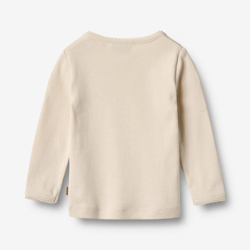 Wheat Main T-shirt L/S Belis Jersey Tops and T-Shirts 3129 eggshell