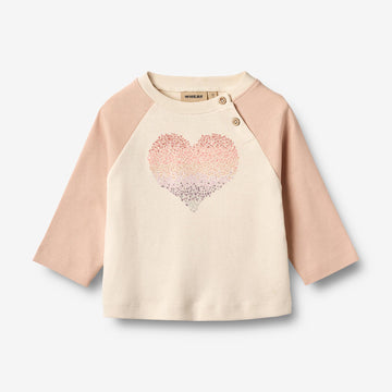 Wheat Main T-shirt L/S Darrin Jersey Tops and T-Shirts 2032 rose dust