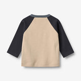 Wheat Main T-shirt L/S Darrin Jersey Tops and T-Shirts 3354 warm sand