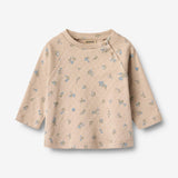 Wheat Main T-shirt L/S Darrin Jersey Tops and T-Shirts 9573 warm sand flowers