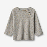 Wheat Main T-shirt L/S Darrin T-Shirt 9765 slightly blue flowers