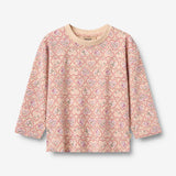 Wheat Main T-shirt L/S Dixie T-Shirt 9876 magenta heart flowers
