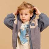 Wheat Main T-shirt L/S Dixie Print T-Shirt 3191 offwhite
