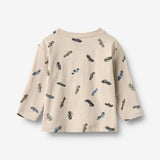 Wheat Main T-shirt L/S Ebbe T-Shirt 9214 cars