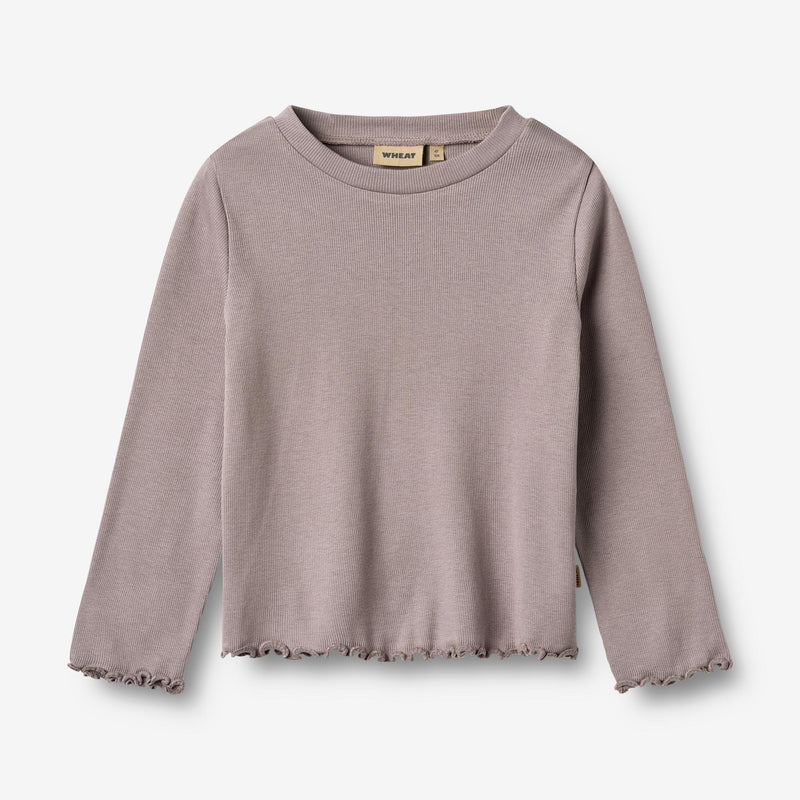 Wheat Main T-shirt L/S Else Jersey Tops and T-Shirts 9531 dusty purple