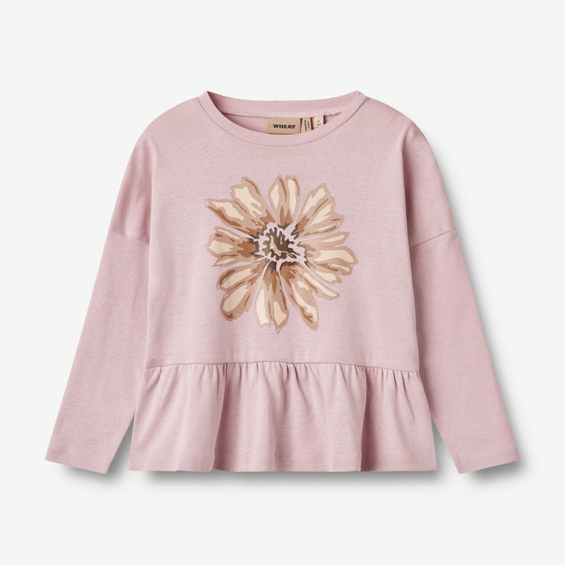 Wheat Main T-shirt L/S Gaby Jersey Tops and T-Shirts 1491 violet
