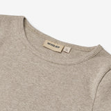 Wheat Main T-shirt L/S Ida T-Shirt 0072 gravel melange