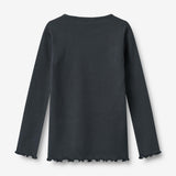 Wheat Main T-shirt L/S Ida Jersey Tops and T-Shirts 1432 navy