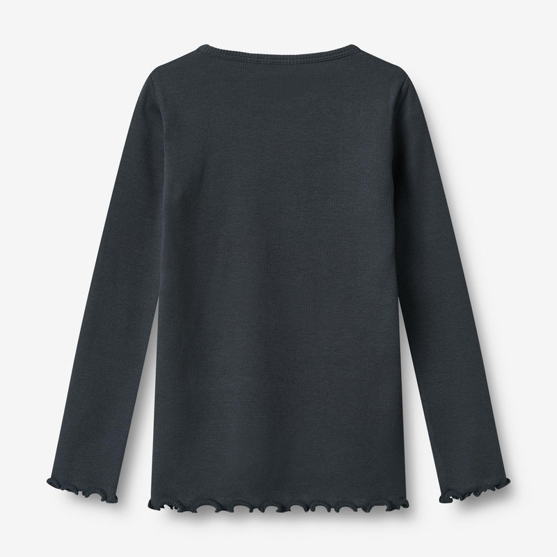 Wheat Main T-shirt L/S Ida Jersey Tops and T-Shirts 1432 navy