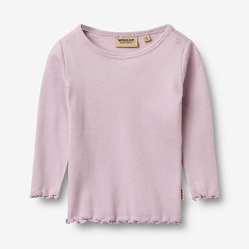 Wheat Main T-shirt L/S Ida T-Shirt 1346 lavender