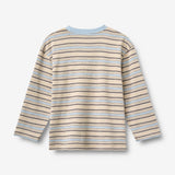 Wheat Main T-shirt L/S Johan T-Shirt 9877 multi blue stripe