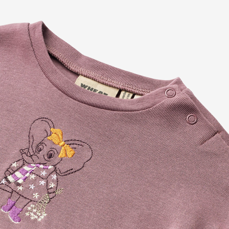Wheat Main T-shirt L/S Katrine | Baby Jersey Tops and T-Shirts 1308 lavender dawn