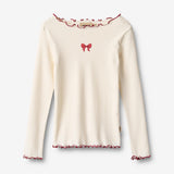 Wheat Main T-shirt L/S Louann T-Shirt 3182 ivory