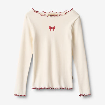 Wheat Main T-shirt L/S Louann T-Shirt 3182 ivory