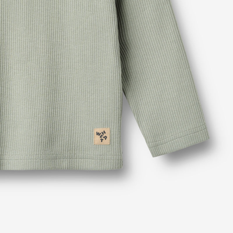 Wheat Main T-shirt L/S Morris Jersey Tops and T-Shirts 5050 morning mist
