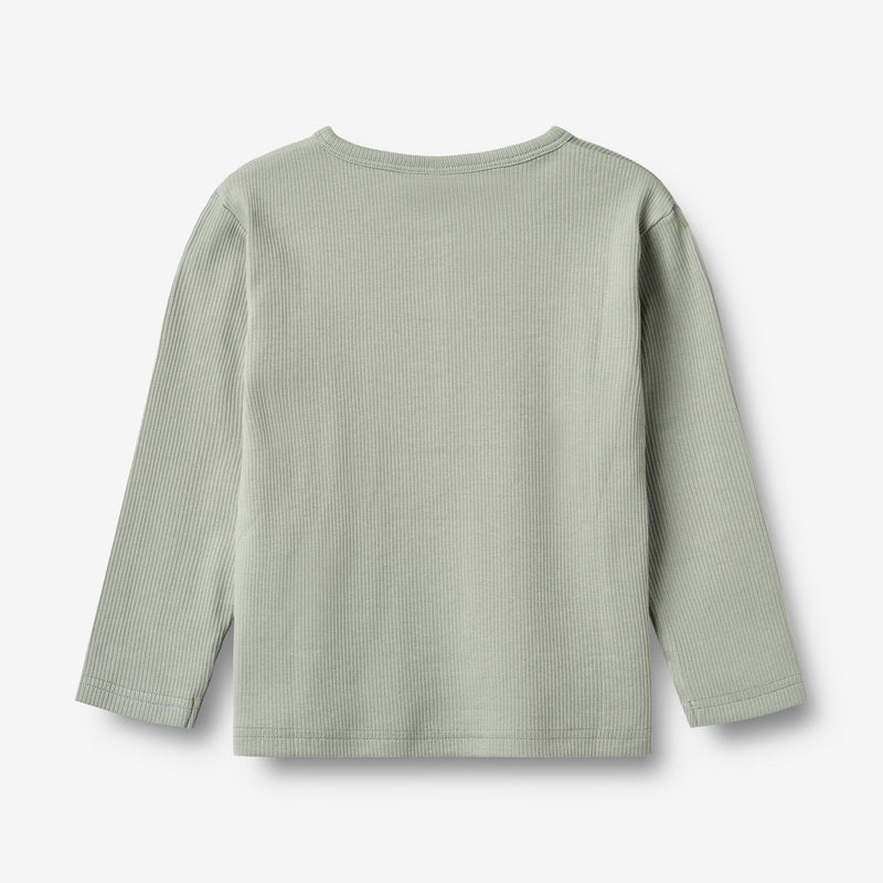 Wheat Main T-shirt L/S Morris Jersey Tops and T-Shirts 5050 morning mist