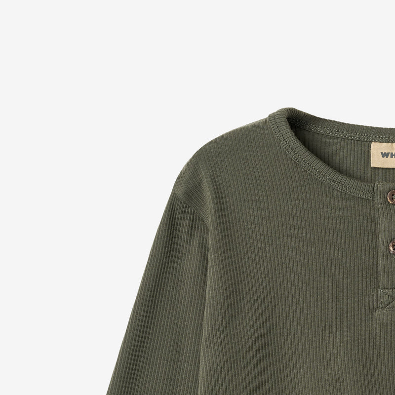 Wheat Main T-shirt L/S Morris Jersey Tops and T-Shirts 9576 winter forest