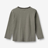 Wheat Main T-shirt L/S Morris Jersey Tops and T-Shirts 9577 winter forest stripe