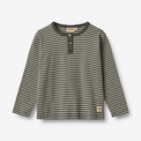 Wheat Main T-shirt L/S Morris Jersey Tops and T-Shirts 9577 winter forest stripe