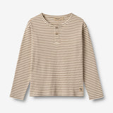Wheat Main T-shirt L/S Morris Jersey Tops and T-Shirts 9570 stone stripe