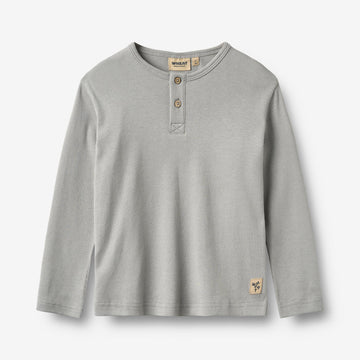 Wheat Main T-shirt L/S Morris T-Shirt 1024 slightly blue