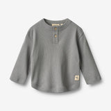 Wheat Main T-shirt L/S Osvald T-Shirt 9624 flint