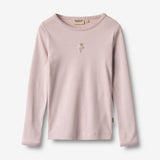 Wheat Main T-shirt L/S Print Belis T-Shirt 1354 soft lilac