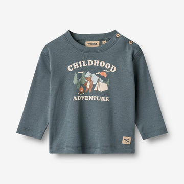 Wheat Main T-shirt L/S Ray Jersey Tops and T-Shirts 1460 stormy weather