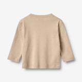 Wheat Main T-shirt L/S Ray Jersey Tops and T-Shirts 3354 warm sand