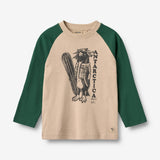 Wheat Main T-shirt L/S Rolf Jersey Tops and T-Shirts 9558 kale