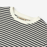 Wheat Main T-shirt S/S Fabian T-Shirt 9432 navy rib stripe