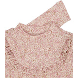 Wheat Wool T-shirt Wool Ruffle LS Jersey Tops and T-Shirts 9056 ivory flowers