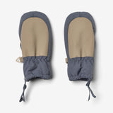 Wheat Outerwear Technical Mittens Zipper Accessory 1292 greyblue
