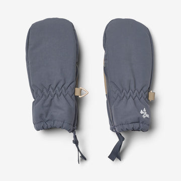 Wheat Outerwear Technical Mittens Zipper Accessory 1292 greyblue